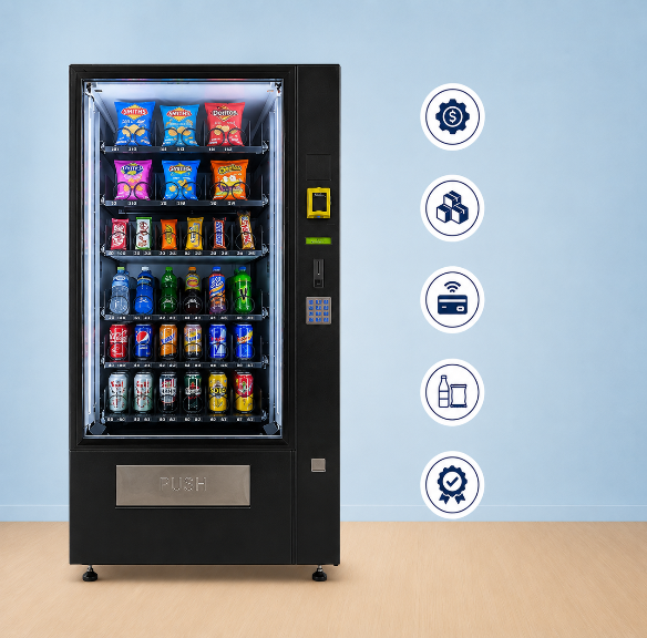 CV3 Plus vending machine installed in an Australian workplace