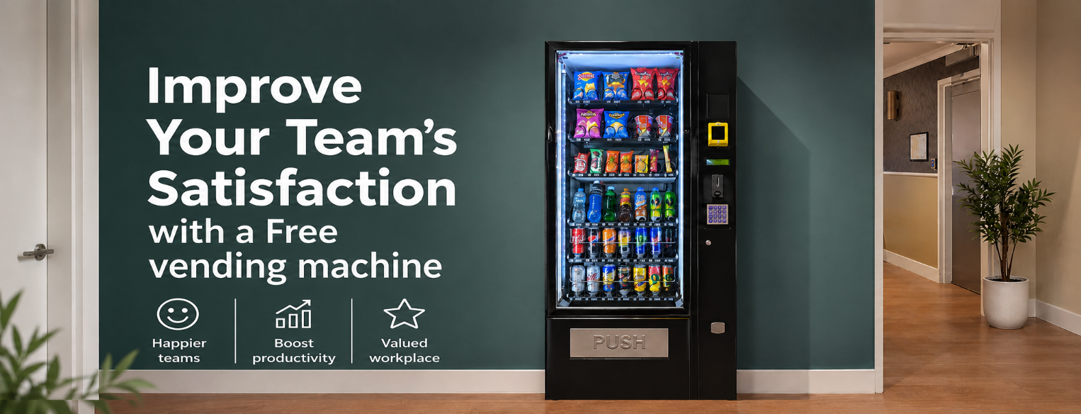 Free vending machine installed in an Australian workplace